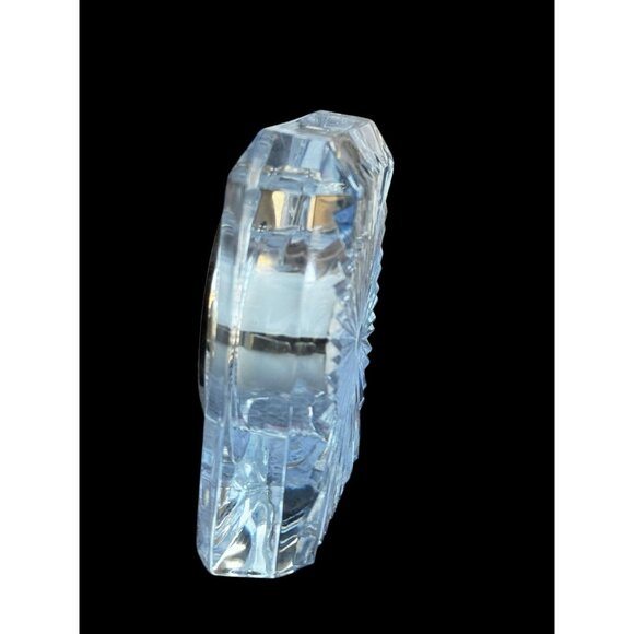 Vintage Staiger Quartz Lead Crystal Clock By Cristal d’Arque With Roman Numerals - Picture 4 of 5